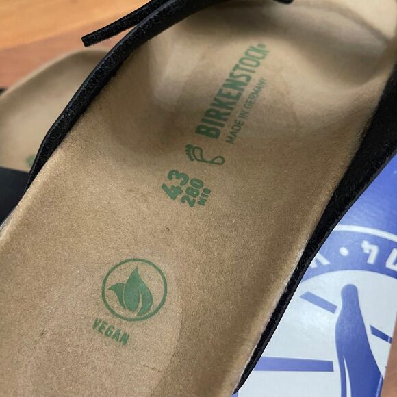 Birkenstock Men's Arizona Vegan Synthetics Sandals | Men’s 10 | NEW - Picture 5 of 9